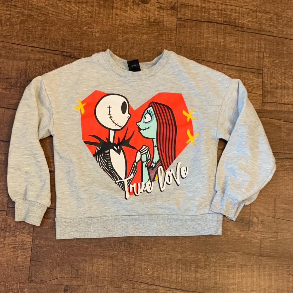 Kids Nightmare Before Christmas sweatshirt Fleece